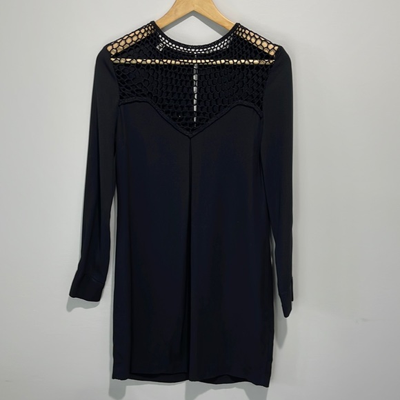 A.L.C. Dresses & Skirts - NWT A.L.C. Night Out Crochet Yoke black Dress size 0 cocktail night out
